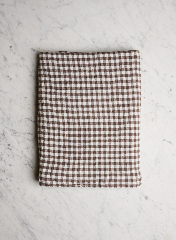 Bordsduk Brown Gingham i gruppen Kök / Dukning / Kökstextilier hos Tambur Store AB (LNGSTTC17141V)