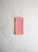 Linneservett Red Checks