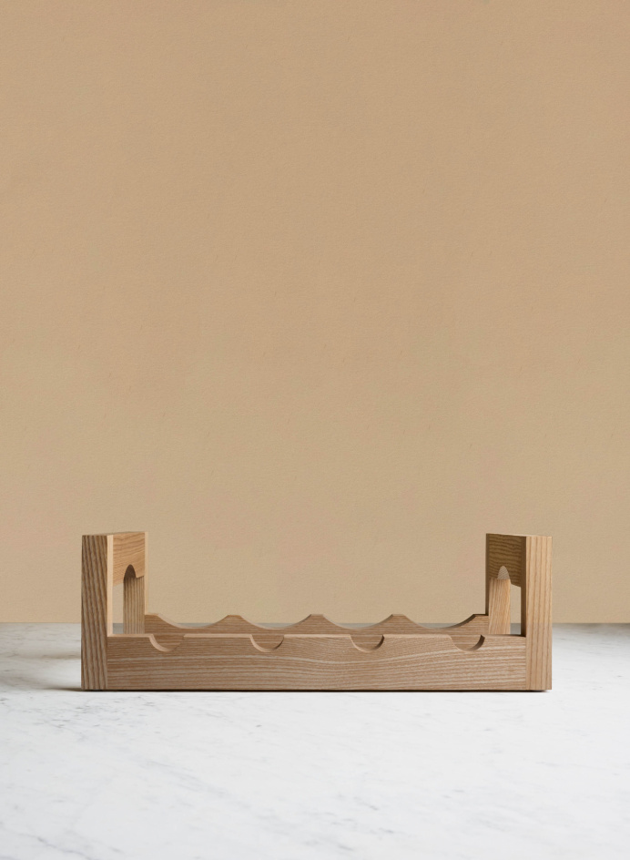 Vinställ Silo Oljad Ask i gruppen KÖK / Dukning / Kitchen Accessories hos Tambur Store AB (MASSI0112200)