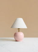 Bordslampa Tondo Piccolo Rosa | White