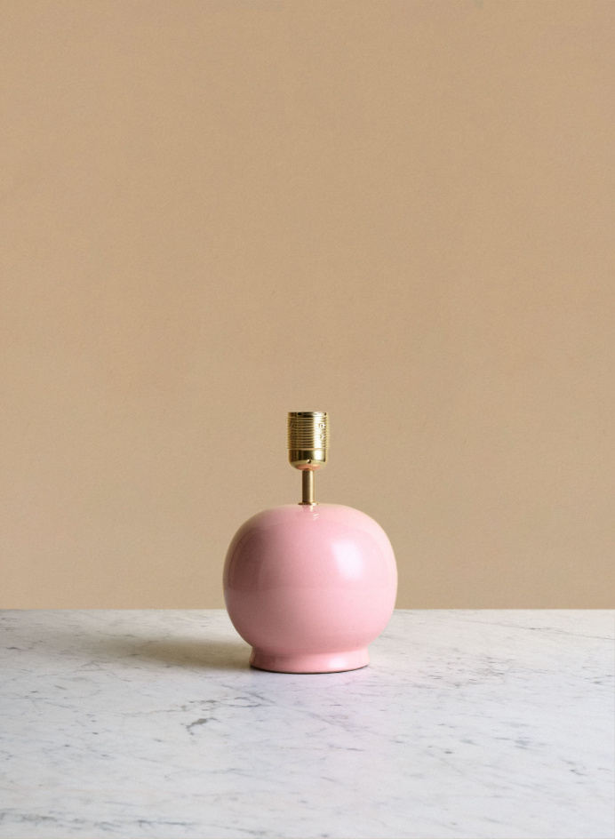 Lampfot Tondo Piccolo Rosa i gruppen Belysning / Lampfötter hos Tambur Store AB (NFS06T14ROSA)