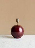 Lampfot Tondo Burgundy