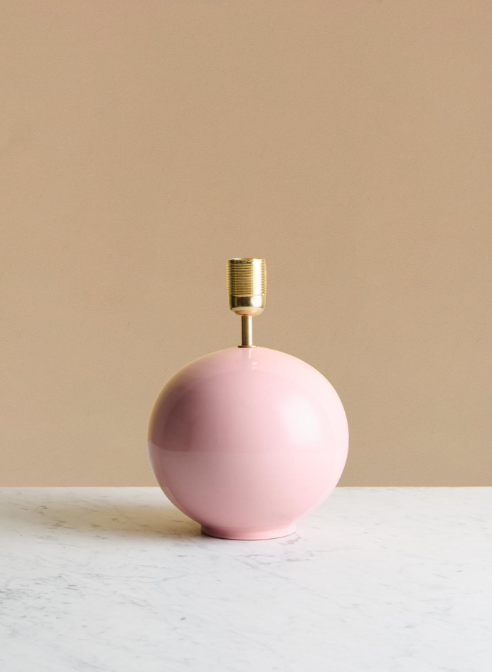 Lampfot Tondo Rosa i gruppen Belysning / Lampfötter hos Tambur Store AB (NFS06T18ROSA)