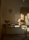 Bordslampa Tondo Crema | Cono Burnt Orange
