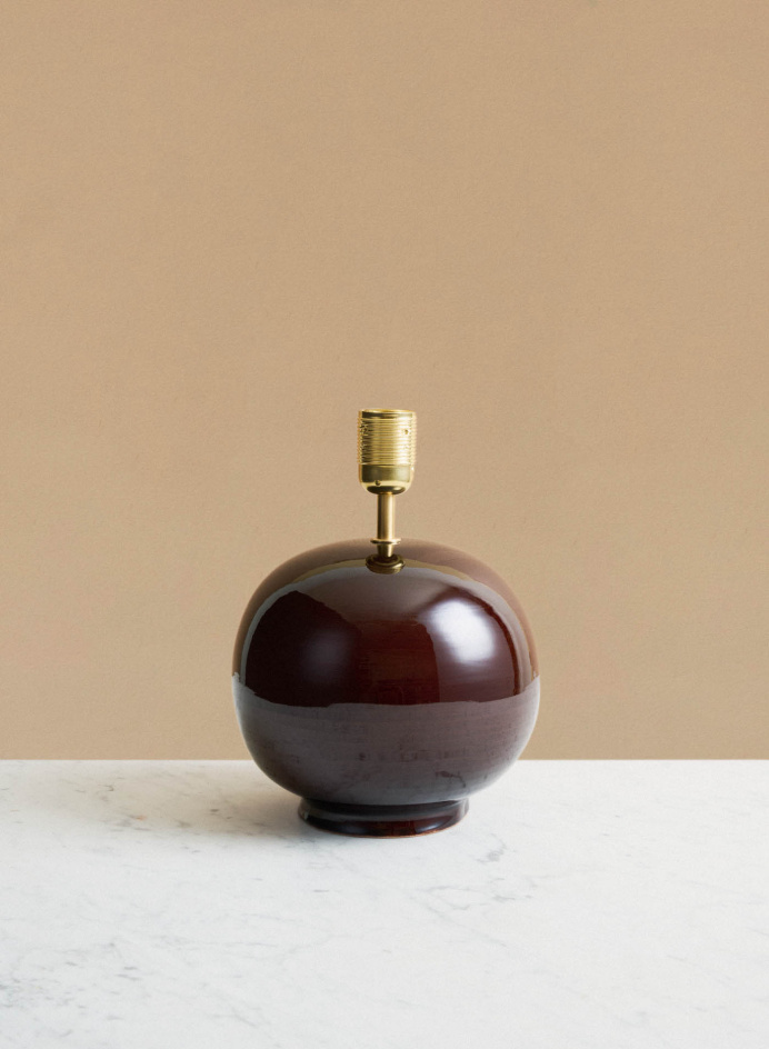 Lampfot Tondo Redbrown i gruppen Belysning / Lampfötter hos Tambur Store AB (NFS06T18TDM)