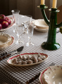 Serveringsfat Piccolo Baccellato Rigio Rosso