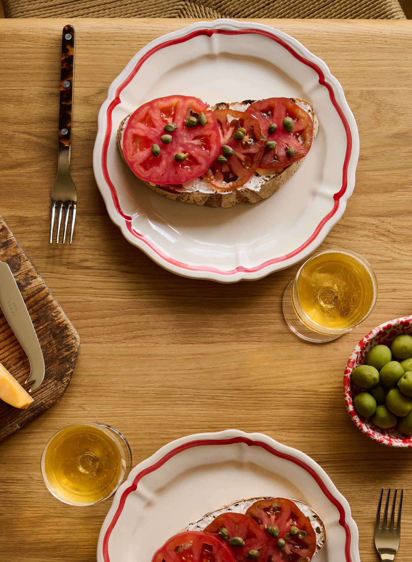 Middagstallrik Baccellato Rigio Rosso Middagstallrik Baccellato Rigio Rosso