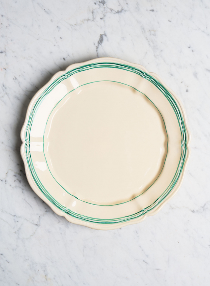 Serveringsfat Tondo Baccellato Verde i gruppen KÖK / PORSLIN / SERVERINGSFAT hos Tambur Store AB (NFS20B354RV)