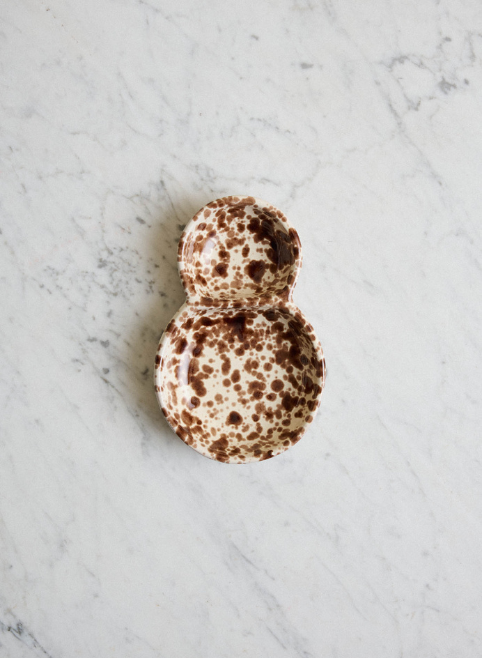 Olivskål Spruzzi Cioccolato i gruppen Kök / Porslin / Olivskålar hos Tambur Store AB (NFS2306SMMA)
