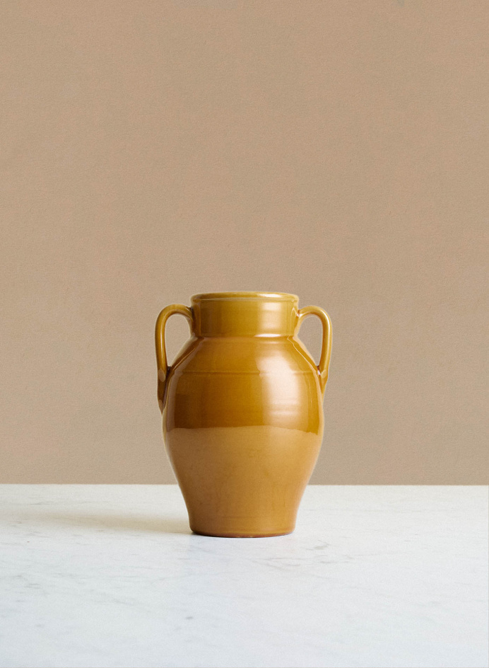 Vas Piccolo Mustard i gruppen DETALJER / DEKORATIONER / VASER hos Tambur Store AB (NFS4819GIA)