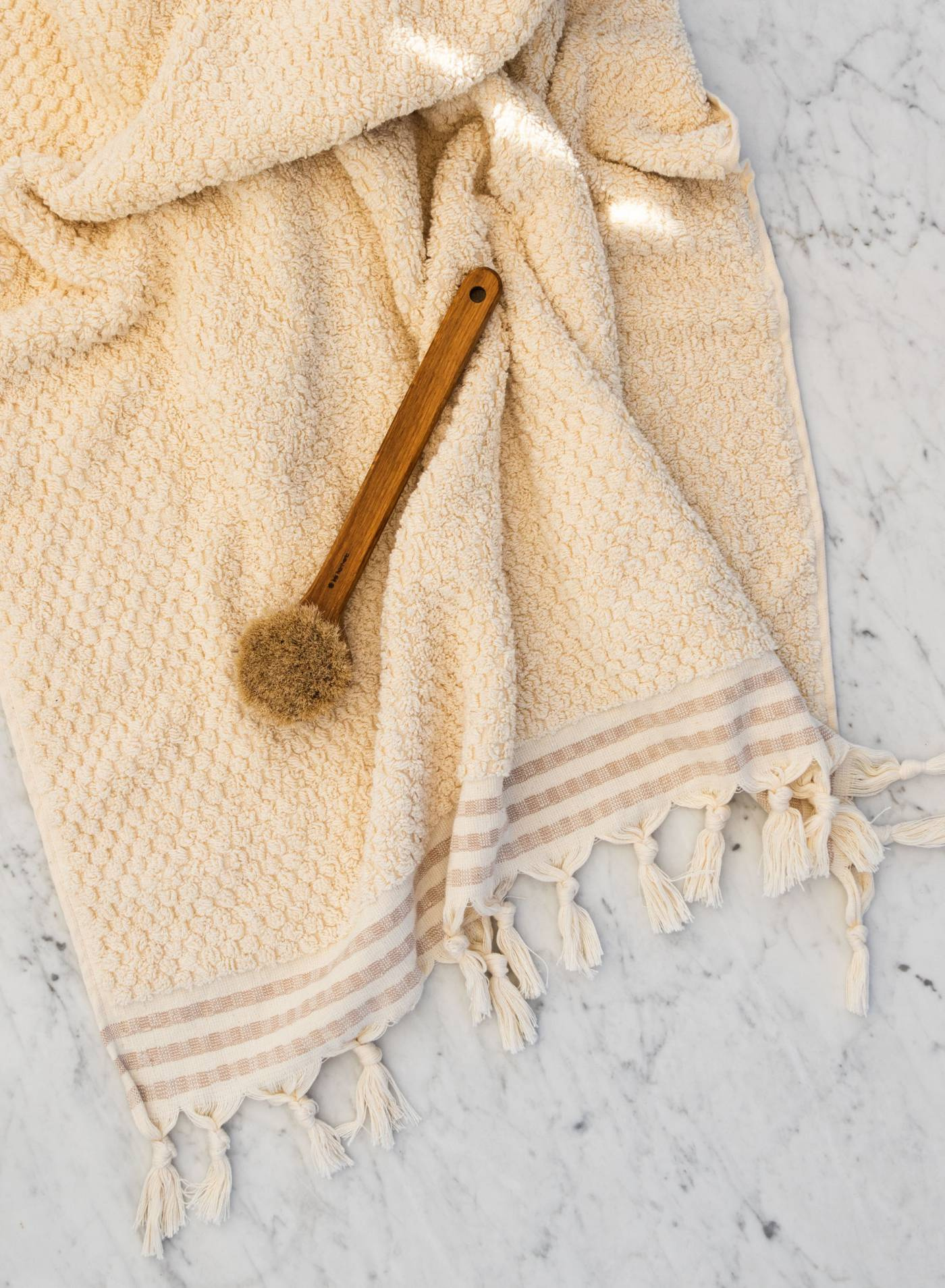 Cotton Frotté Bath Towel Chickpea