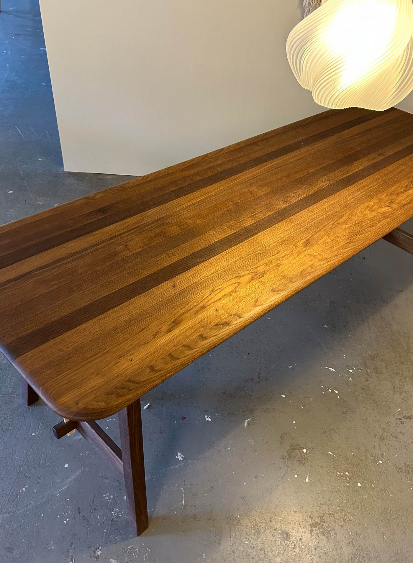 Landala Dining Table Rökt Ek 215 cm